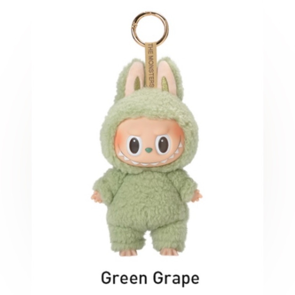 Pop Mart Exciting Macaron The Monsters Vinyl Face Labubu (NIB) - GREEN GRAPE